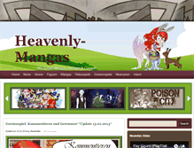Tablet Screenshot of heavenly-mangas.de